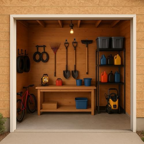 4 Pack Garage Hooks Heavy Duty, 7.4 inch Large Square Utility Hooks - Image 6