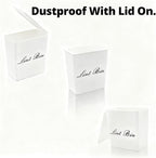 Artilife Magnetic Dryer Lint Bin with Lid, 6 x 5 in White ABS Plastic - Image 5