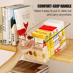 4 Pack Large Clear Plastic Storage Bins, Kitchen &Pantry Organizer - Image 6