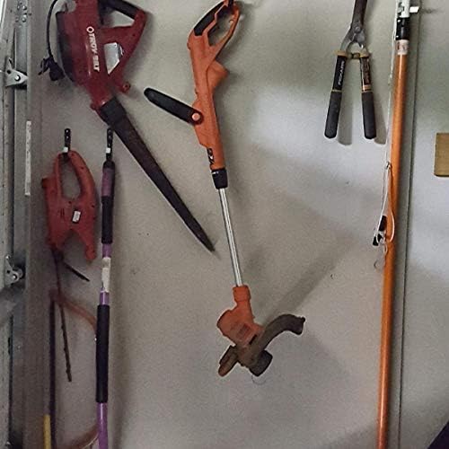 Garage Storage J Utility Hook, 8 Pack Heavy Duty Wall Mounted Hanging Hooks Organize Garden Tools, Gym Bags, Stroller, Toy,Power Tool - Image 4