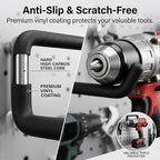 INCLY 10 Pack 1/4" Pegboard Drill Holder Tool Utility Hooks - Image 6