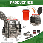 Baseball Bucket Bag, Softball Coaches Bags Fit 6 Gallon Buket - Image 2