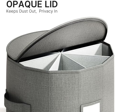 Round Shoe Organizer, Fan Dividers for Wide Shoes & Boots, Gray, 2 Pack - Image 6