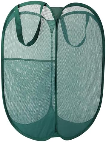 Upgraded Pop Up Laundry Basket with Handles, 100L Extra Large Mesh Hamper by NairSnow