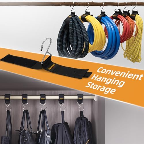Trilancer Heavy Duty Storage Straps, Cord Organizer and Hanger (10-Pack) - Image 5