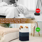 Laundry Hamper 96L Extra Large Laundry Basket, Woven Blanket Basket - Image 7