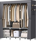 LOKEME Wardrobe Closet,Steel Pipe Diameter 19mm,Portable Closet for Bedroom by LOKEME-USDirect