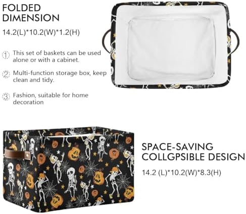 Skeleton Rectangular Storage Basket Organizer Bin Shelf Baskets For Clothes Gifts For Home Office Dorm - Image 3