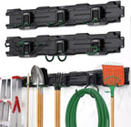 66" Wall Mount Tool Organizer with Locking Hooks, 300 LBS Storage System by HydraulicPro