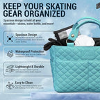 Kami-So Ice Skate Bag Tote | Skate Bag Organizer with Multi-purpose Pockets | Ideal for Water Bottle, Gloves & Accessories - Image 2