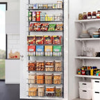 ElegantArray 8-Tier Pantry Door Organizer, Deep Gray by Unknown