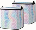 2pcs blanket storage bag for under bed,closet organizers 95L by BestSellers