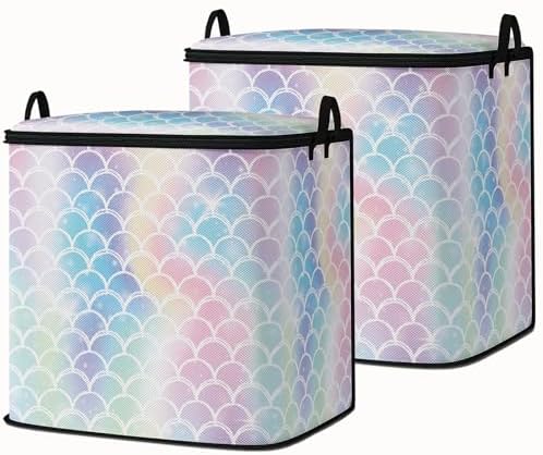2pcs blanket storage bag for under bed,closet organizers 95L by BestSellers