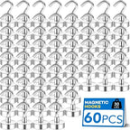 LOVIMAG Magnetic Hooks for Cruise Essentials 2026 Cabins Door 60 Pack-30LBS by LOVIMAG