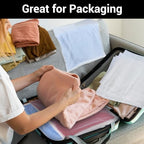 Clothing Bags, 100 Count 16x20 inch Extra Large Frosted Zipper Plastic Bags for Clothes, Sweater Dress, Jeans, Jacket, T Shirt Packaging Shipping, 3 Mil, with Vent Holes - Image 4