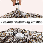 Handy Laundry XL Nylon Laundry Bag 30"x40", 60 lb Capacity, Leopard - Image 6
