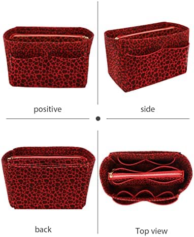 LEXSION Felt Purse Organizer Insert, Tote Bag Shaper Dividers with 5 Sizes - Image 3