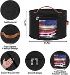 Hat Boxes for Women Storage 16.93" D*10.24" H Caps Carrier Case Organizer - Image 6