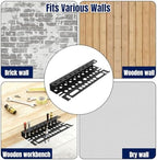Screwdriver Organizer Wall Mount for Pliers, Screwdrivers, Garage Workshop Storage, Stores up to 43 Pliers or Small Tools, Ideal Gift for Men - Image 6