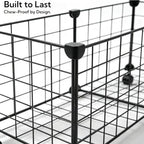 Metal Storage Basket with Wheels, Rolling Utility Cart for Dog Toys, Blankets & Sports Equipment, Mobile Tote Bin for Home, Garage, Storage Solution for Entryway, Laundry Room & Outdoor Patio - Image 6