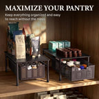 Simple Houseware Stackable Cabinet Basket Drawer Organizer, Bronze - Image 7