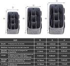 ZTUJO Purse Organizer Insert, Felt Bag Organizer For Handbag Purse Organizer,13 Colors, 6 Size (Large,Grey) - Image 2