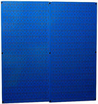 Wall Control 30-P-3232BU Blue Metal Pegboard Pack by Wall+Control