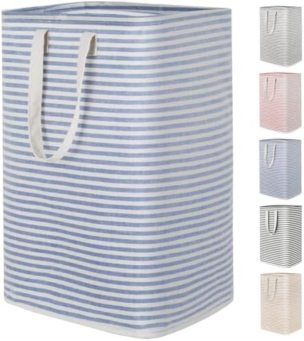 Lifewit 80L Large Laundry Baskets, 1 Pack, Reinforced Handles, Blue by Lifewit