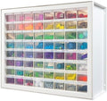 IRIS USA 64-Drawer Screw Organizer, Hardware Storage, Made in USA, White by IRISUSA