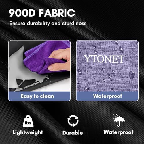 Ytonet Cleaning Caddy, Wearable Cleaning Supplies Organizer with 4 Dividers - Image 4