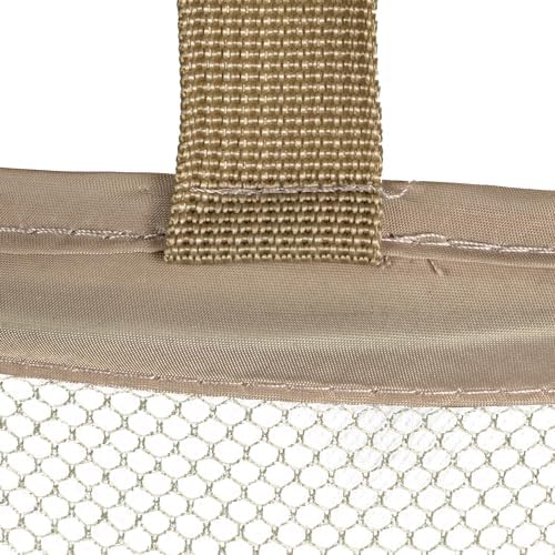 Household Essentials Pop-Up Mesh Laundry Hamper, Beige - Image 4