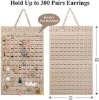RESOVO Hanging Earrings Organizer & Holder 1 Pack - Image 2