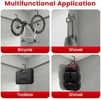 Bike Hooks for Garage Ceiling Mount Rack, Add on Storage Flat Hook, 4 Pack - Image 6