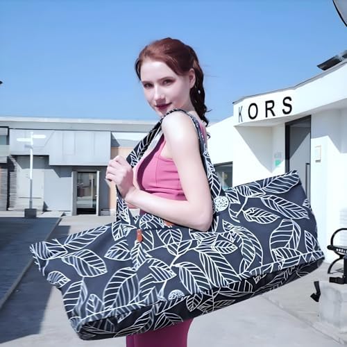 Large Yoga Mat Bag for Women & Men, Full-Zip Gym Bag with Yoga Mat Holder - Image 2
