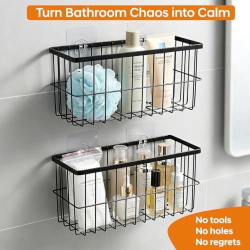 2Pack Cabinet Door Organizer, Self-Adhesive Lid Storage Box for Cabinet Storage, Wall-Mounted Storage Basket Rack, Suitable for Kitchen, Refrigerator, and Bathrooms - Image 7