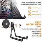 ENUODA Strong Magnetic Hooks Heavy Duty Large Magnet Garage Storage Hooks - Image 6