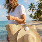 Hat Clip for Travel on Bag Resin Seashell Starfish Hands Free - Image 6