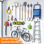 Housolution Steel Garage Hooks - 30Pack Anti-Slip Coating, Orange - Image 2