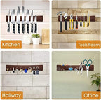 HOSHANHO Magnetic Knife Strips, Magnetic Knife Holder for Wall 16 Inch - Image 6