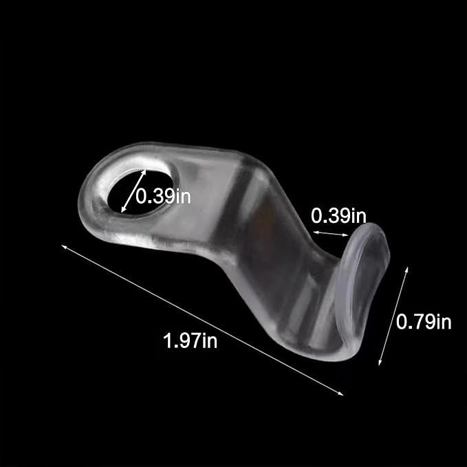 Clear Hanger Connector Hooks - Space Saving Cascading Clips for Closet Organization (100PCS) - Image 7