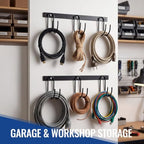 Shimeyao 2 Pack Utility Hooks for Van Shelving, with 3 Hook, Metal - Image 6