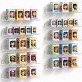 Lifewit Acrylic Floating Shelves for Wall 14" Clear, 10 Pack by Lifewit