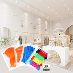 Swimsuit Organizer Bags - 50 Pack 8x10 Inch Clear Zipper Storage Bags - Image 2