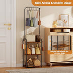 Floor-Standing Purse Organizer for Closet, Tall Handbag Storage Rack - Image 6