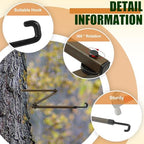 Sadnyy 3/6/8 Psc 34 Inch Tree Stand Bow Hanger Bow Hunting Accessories Tree Stand Accessories for Hunting Archery Outdoors Sports Multi Purpose - Image 3