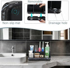 GFWARE Marble Black Toothbrush Holder for Bathrooms, Bathroom Sink Storage - Image 4
