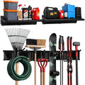 TIDYME Garage Tool Organizer Wall Mount 96", 2 Shelves & 6 Double Hooks by Tidyme