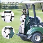 15 Way Golf Cart Bag with Organizer Top, Golf Club Cart Bag for Men - Image 6
