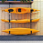 Kayak Storage Hooks, 15Inch Heavy Duty Garage Wall Mount Rack, Garage Storage Hangers for Canoe, Surfboard, Snowboard (19G-15Inch, 4pack) - Image 6