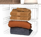ClosetMaid Wire Hanging Shelf Basket for Storage, Organization in Closet or Pantry, No Assembly or Installation, Durable, White - Image 5